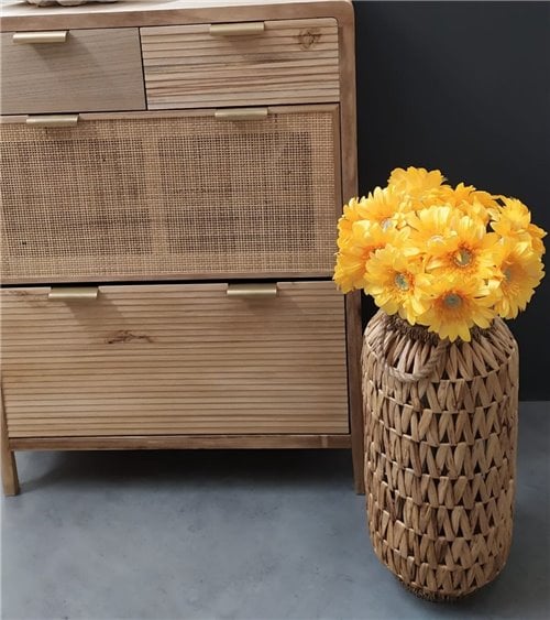 Vara de Gerbera Artificial para Interior