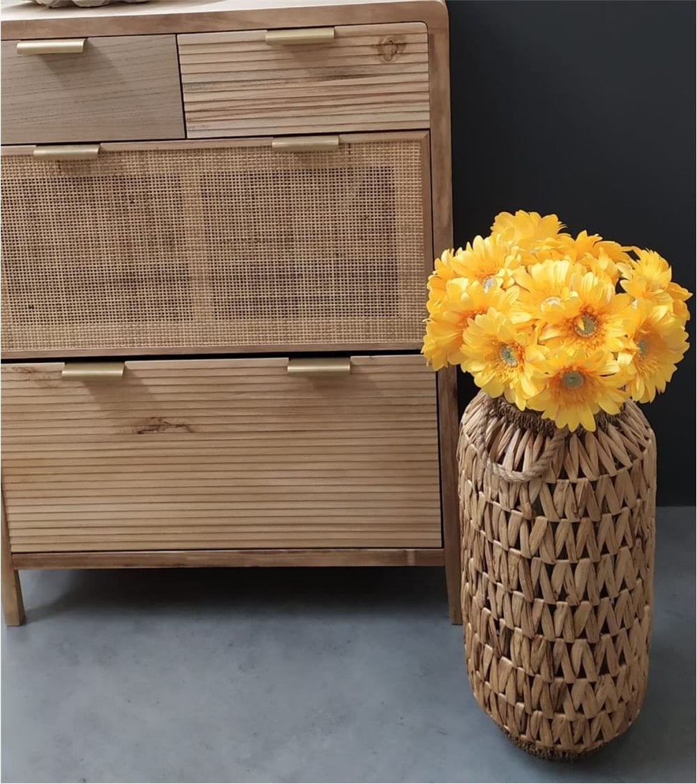 Vara de Gerbera Artificial para Interior