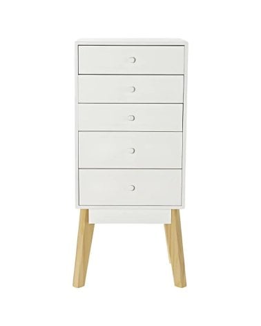 Cajonera de 5 Cajones con Patas Altas