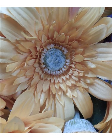 Vara de Gerbera Artificial para Interior