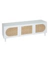 Mueble de TV Cannage con 3 Puertas Abatibles