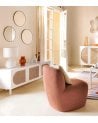 Mueble de TV Cannage con 3 Puertas Abatibles