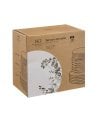 Vajilla Blanca Floral de 18 Piezas
