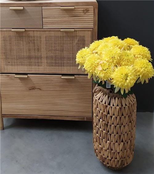 Vara de Snowball Mum Artificial para Interior