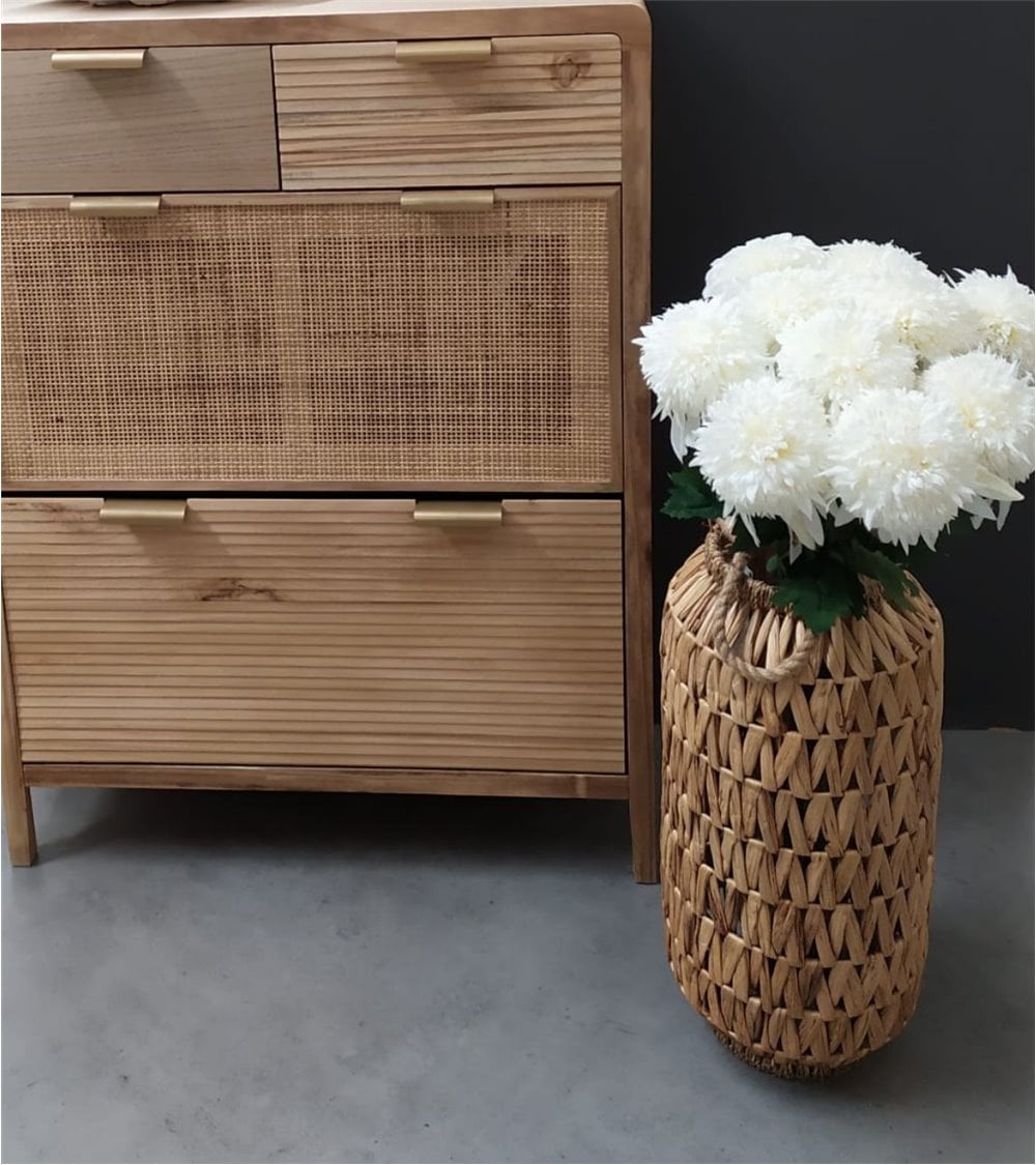 Vara de Snowball Mum Artificial para Interior