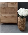 Vara de Snowball Mum Artificial para Interior