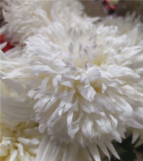 Vara de Snowball Mum Artificial para Interior