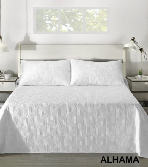 Colcha Bouti Alhama con Fundas de Cojines