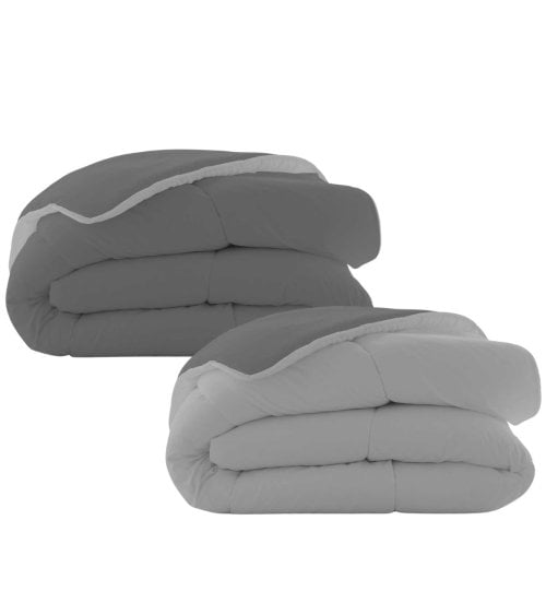 Edredón Nórdico Bicolor de Tacto de Plumas