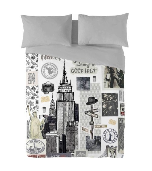 Funda Nórdica NY Travel con Funda de Almohada