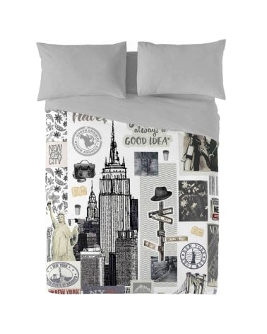 Funda Nórdica NY Travel con Funda de Almohada