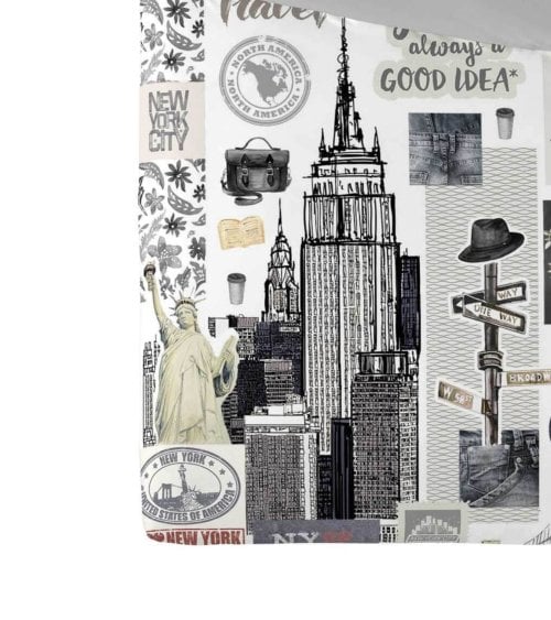 Funda Nórdica NY Travel con Funda de Almohada