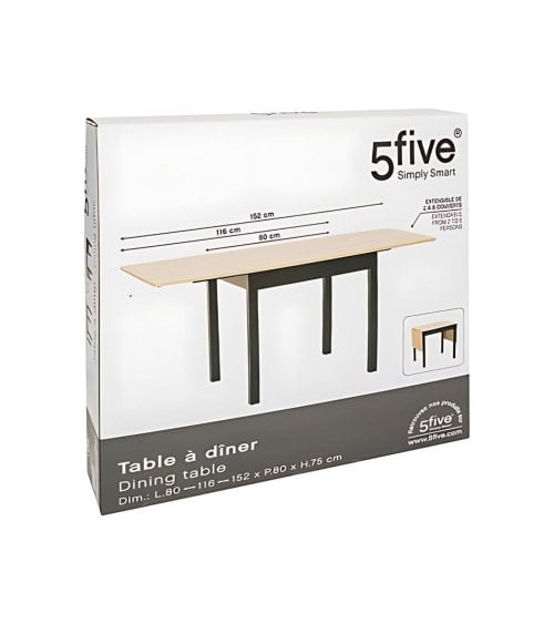 Mesa Abatible para 2 o 6 Comensales