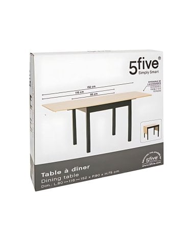 Mesa Abatible para 2 o 6 Comensales