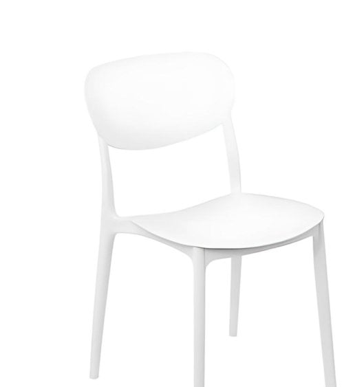 Silla Apilable Lisa de Plástico