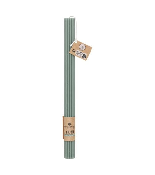 Vela Larga Demi para Decoración - VERDE