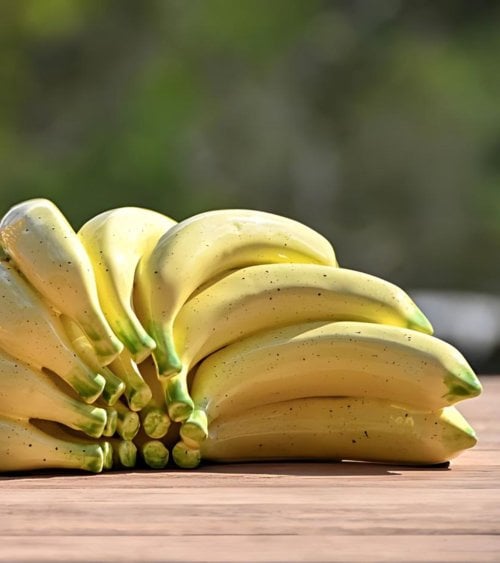 Figura de Plátanos Decorativo de Gres