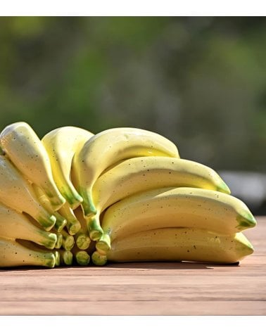 Figura de Plátanos Decorativo de Gres