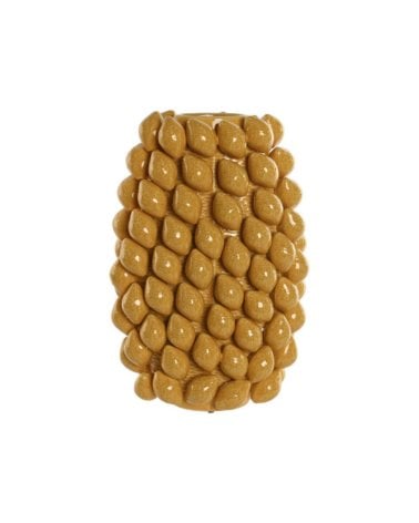 Jarrón Amarillo de Limones de Gres