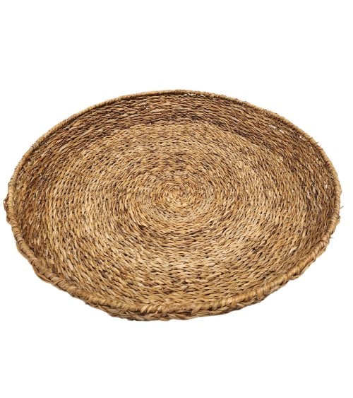 Bandeja de Yute Circular para Centro de Mesa