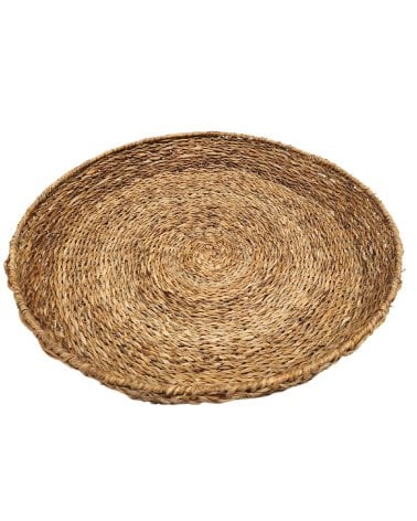 Bandeja de Yute Circular para Centro de Mesa