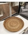 Bandeja de Yute Circular para Centro de Mesa