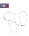 Set de 3 Moldes Cortadores de Halloween