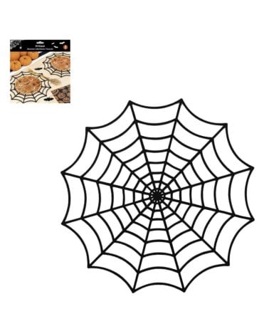 Mantel Individual de Telaraña para Halloween