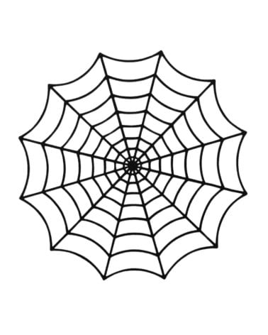 Mantel Individual de Telaraña para Halloween