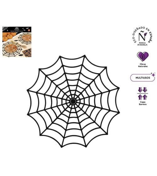 Mantel Individual de Telaraña para Halloween