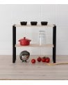 Estantería de 2 Niveles para Ordenación de Cocina
