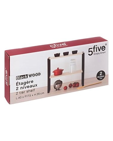 Estantería de 2 Niveles para Ordenación de Cocina