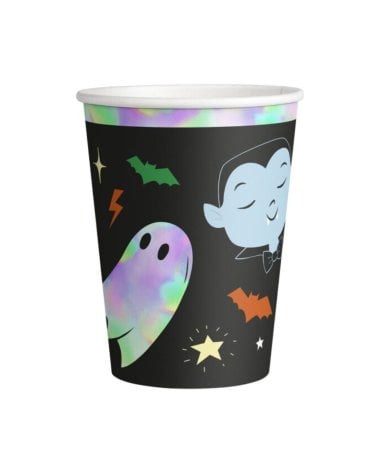 Set de 6 Vasos Desechables para Halloween