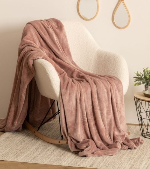 Manta Plaid de Pelo Corto para Sofá