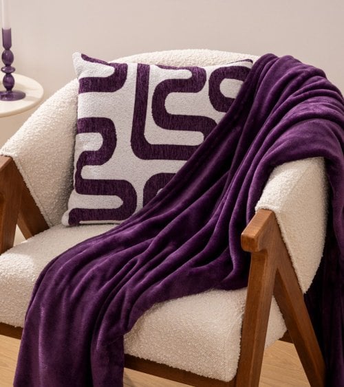 Manta Plaid de Pelo Corto para Sofá