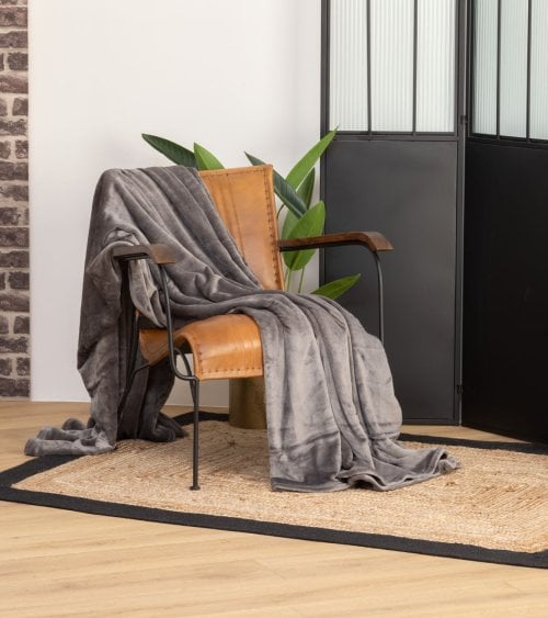 Manta Plaid Polar de Microfibra