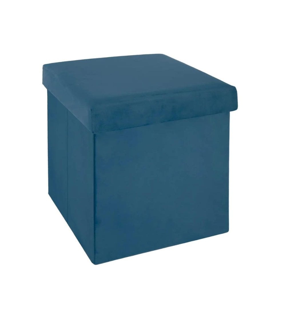 Puff Plegable de Terciopelo Tess