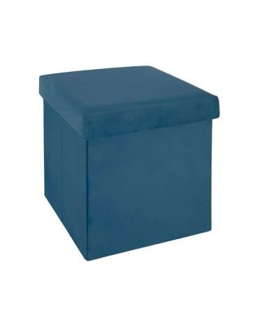 Puff Plegable de Terciopelo Tess