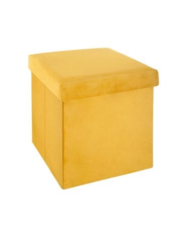 Puff Plegable de Terciopelo Tess