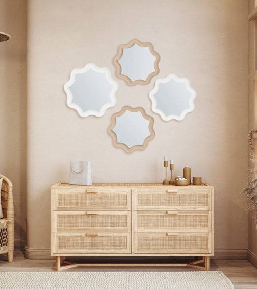 Espejo Creamy en Forma de Estrella