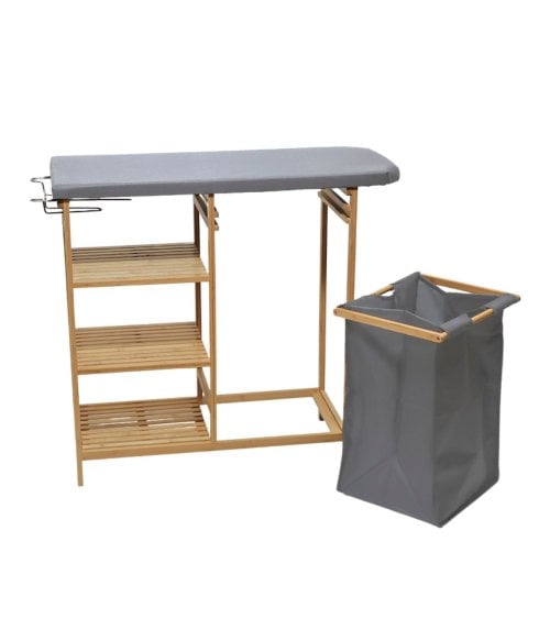 Mueble Planchador de Bambú