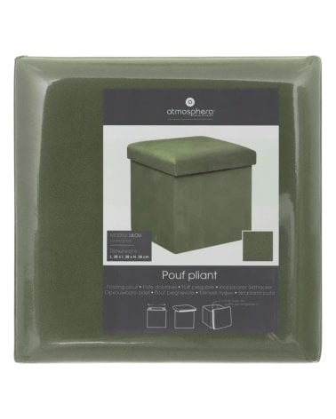 Puff Plegable Lilou de Terciopelo