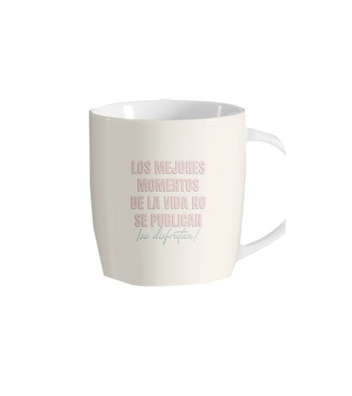 Taza Cerámica Mensaje Positivo