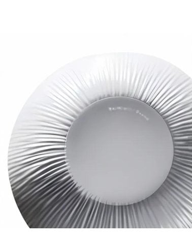 Ensaladera Blanca Coconut de Vidrio Opal