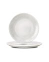 Plato de Postre Blanco Coconut de Vidrio Opal