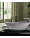Plato de Postre Blanco Coconut de Vidrio Opal