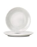 Plato Llano Blanco Coconut de Vidrio Opal
