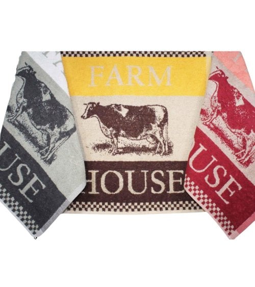 Paño de Cocina de Algodón Rizo Farm