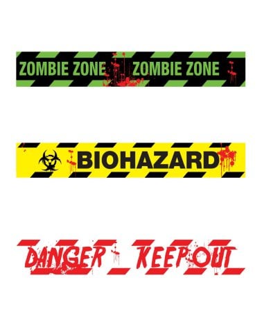 Cinta de Peligro para Decoración de Halloween