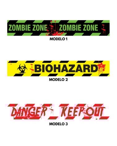 Cinta de Peligro para Decoración de Halloween